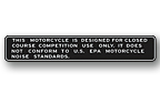 1985 CR500R gas tank decals