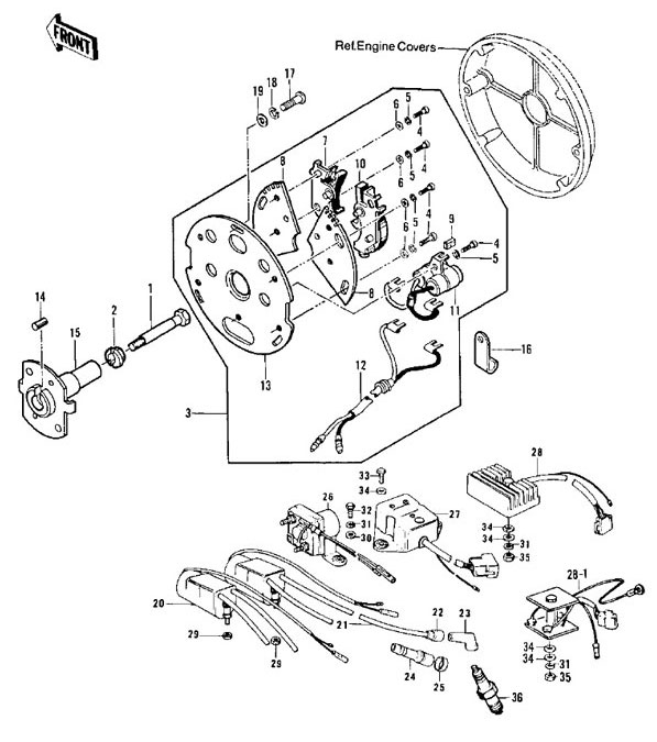 See parts list below