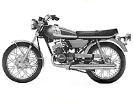 1975 Yamaha RD125B