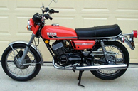 1975 Yamaha RD350B US model